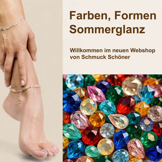Farben, Formen, Sommerglanz - Kristallschmuck von Schmuck Schöner
