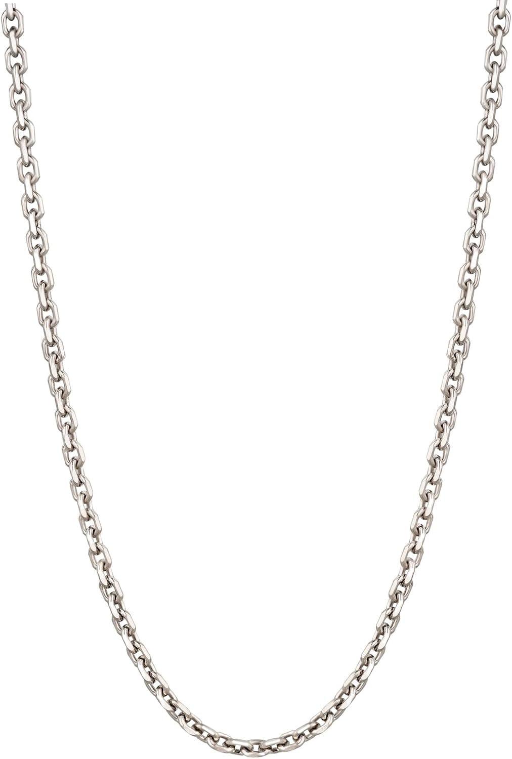 Schöner-SD Silberkette Ankerkette 2,5mm 925 Silber Rhodium