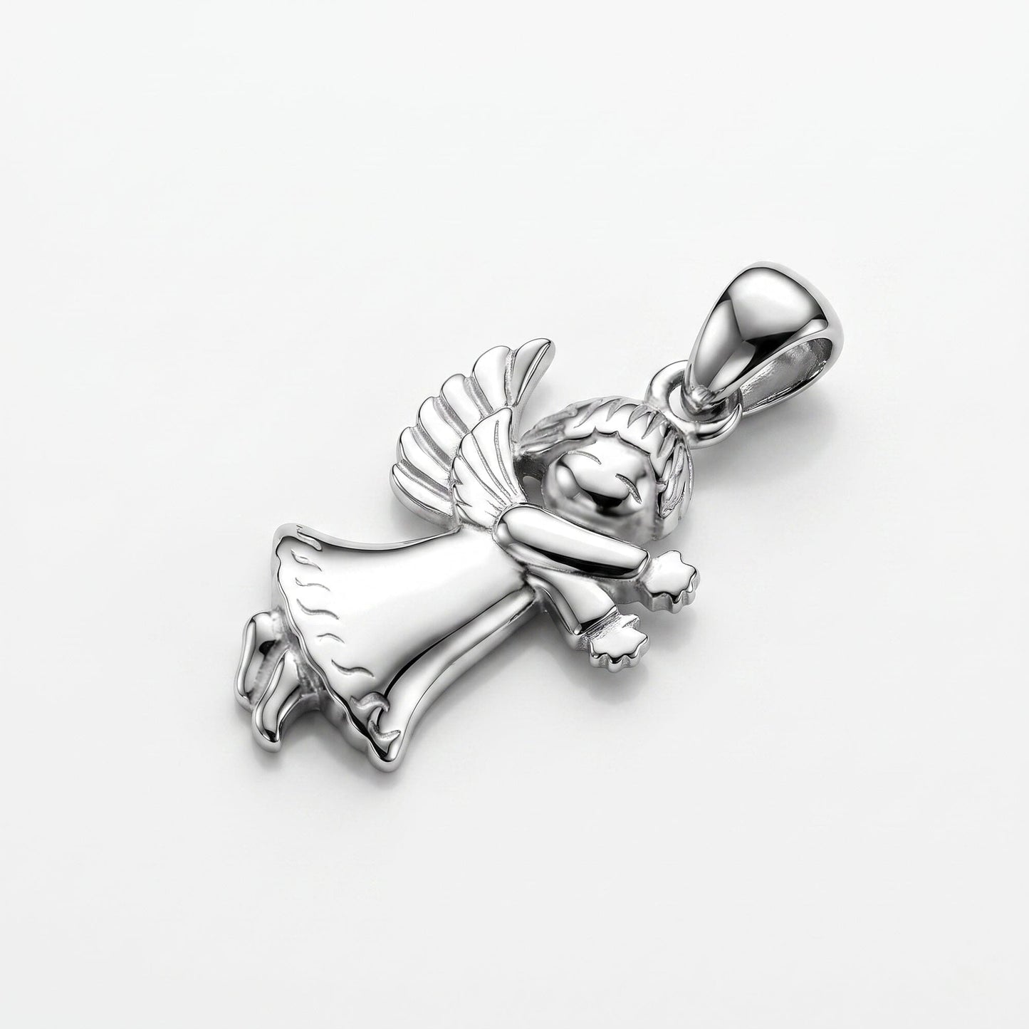 Anhänger Schutzengel Anhänger 925 Silber Engel 24 mm Schöner-SD