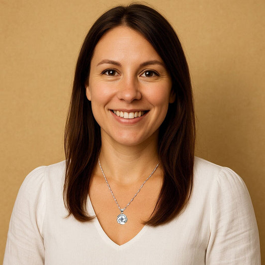 Anhänger Anhänger Blüte weiß 925 Siber mit Zirkonia Schöner-SD