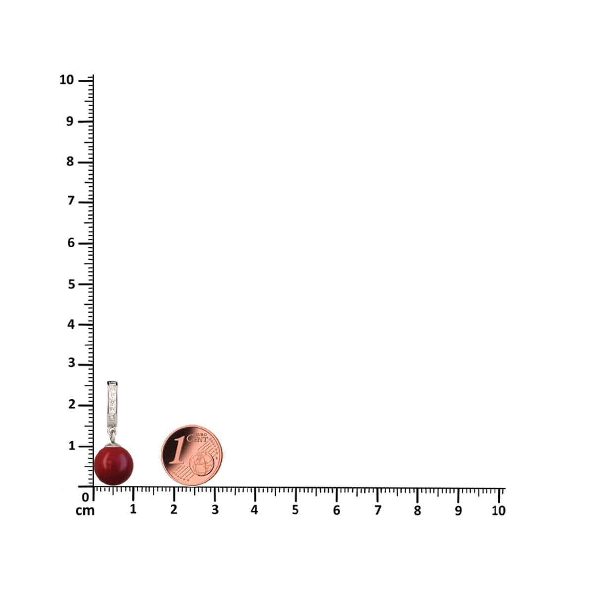 Ohrringe Ohrringe Creolen mit Perlen 925 Silber Schöner-SD