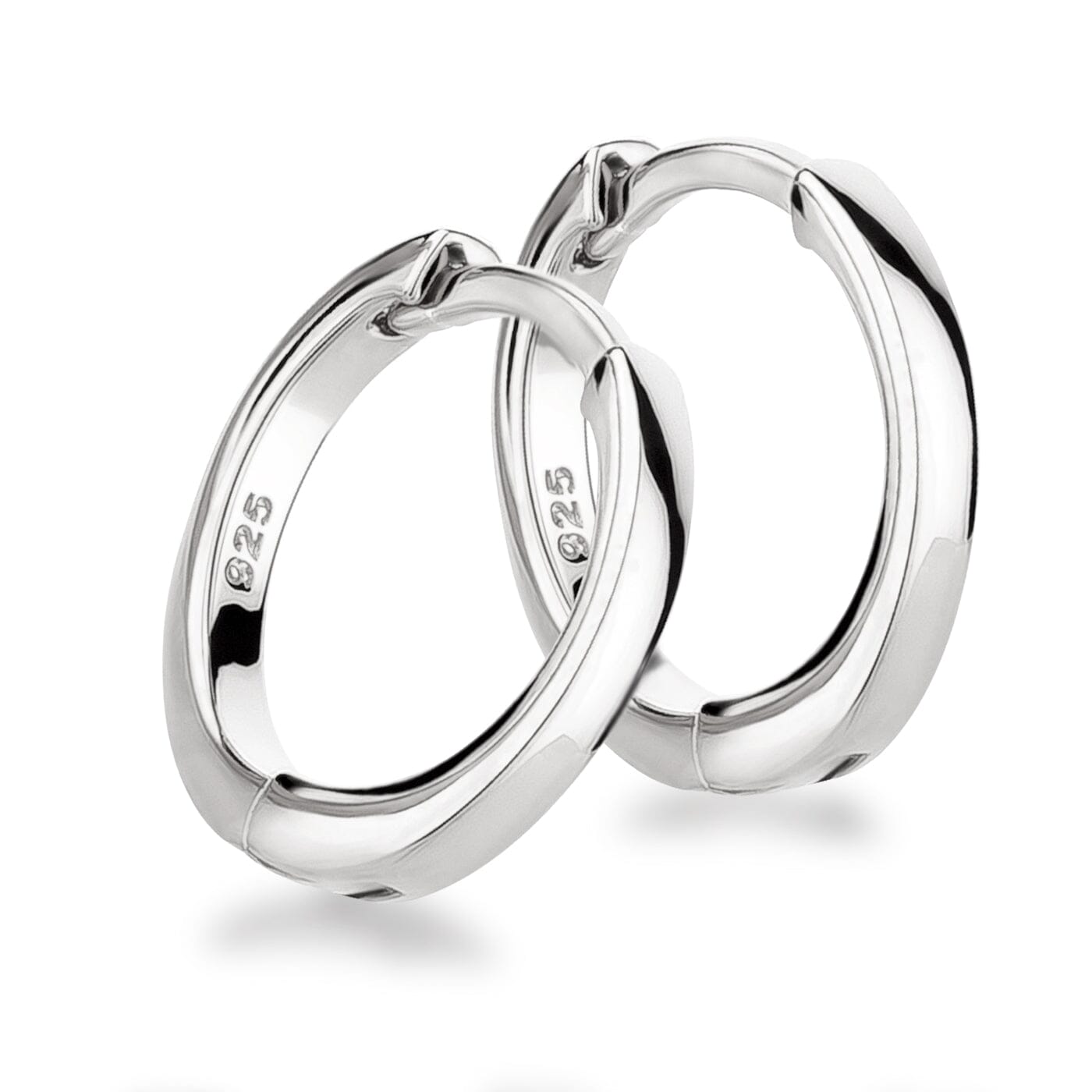 Massive Creolen 13 mm aus 925 Silber