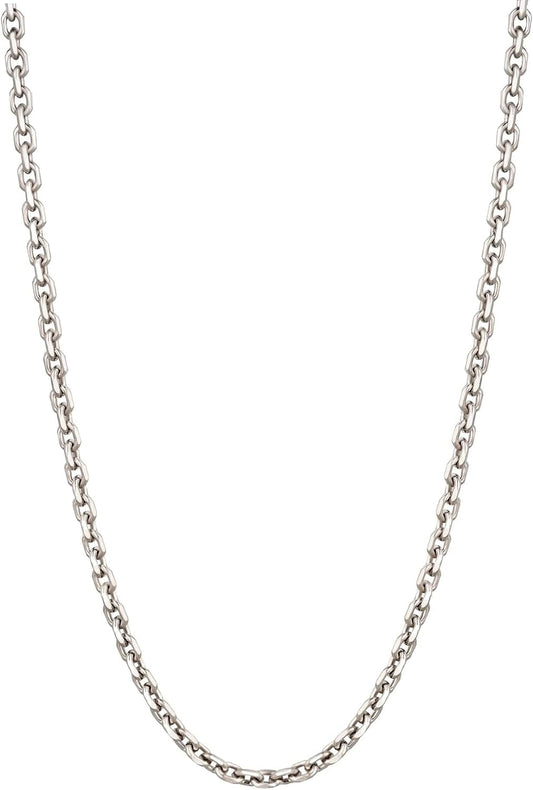 Schöner-SD Silberkette Ankerkette 2,5mm 925 Silber Rhodium