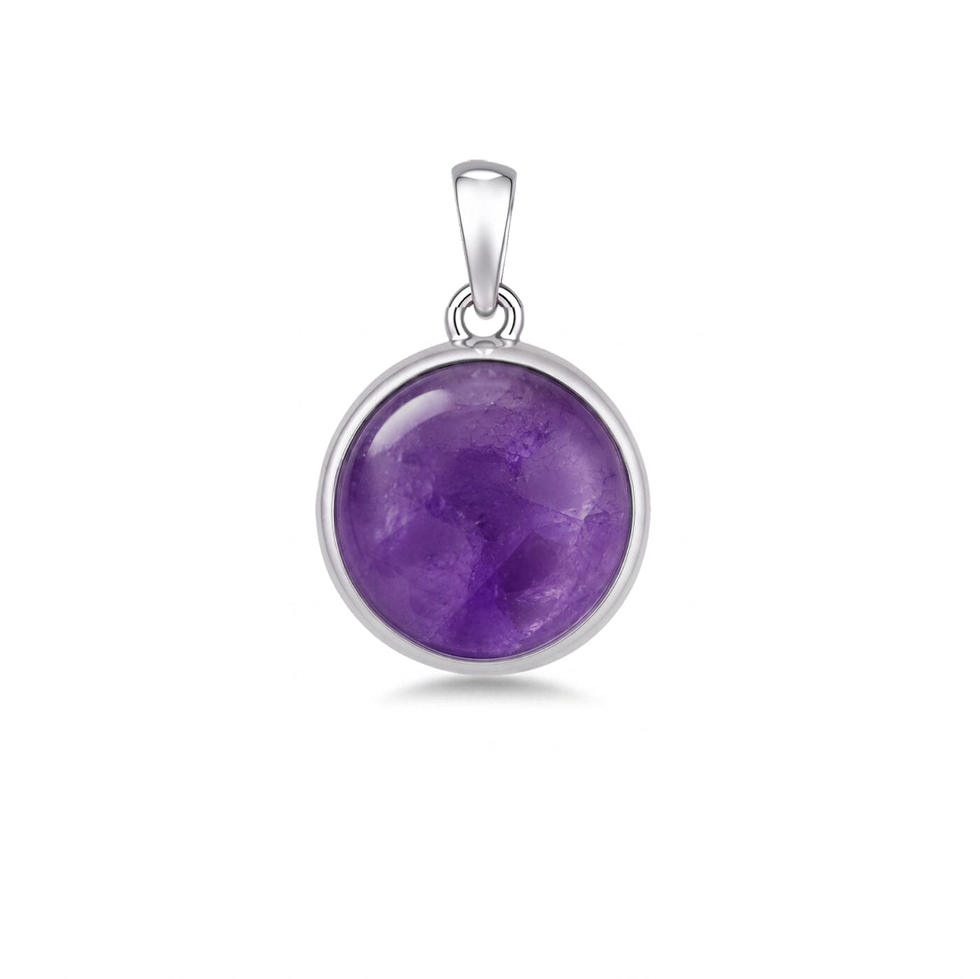 Anhänger Amethyst-Anhänger aus 925 Silber ohne Kette Schöner-SD 