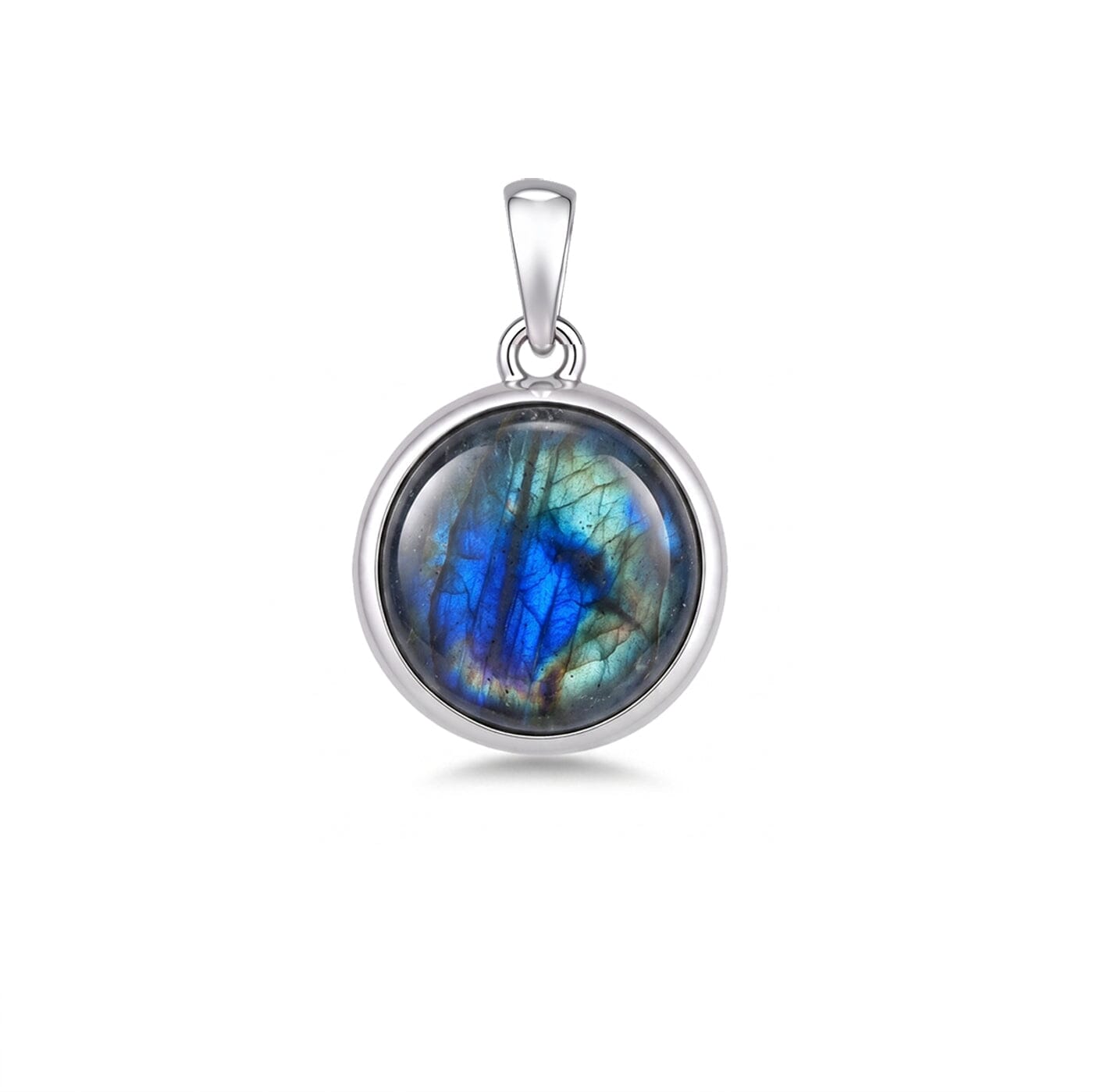 Anhänger Labradorit-Anhänger mit blauem Schimmer ohne Kette Schöner-SD 