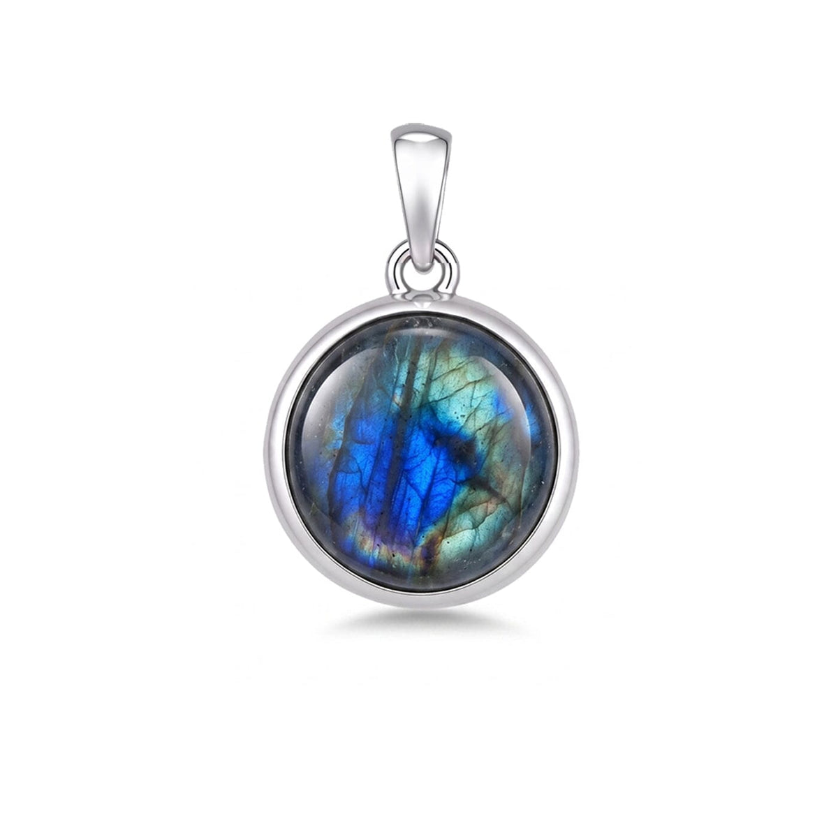 Anhänger Labradorit-Anhänger mit blauem Schimmer ohne Kette Schöner-SD 