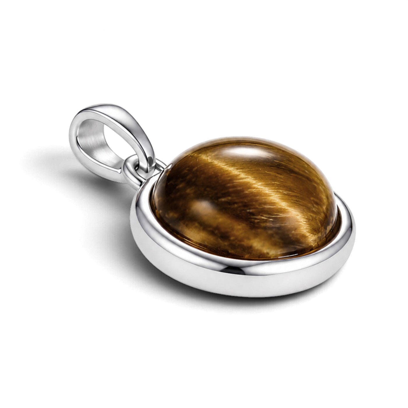 Anhänger Tigerauge-Anhänger aus 925 Silber ohne Kette Schöner-SD 