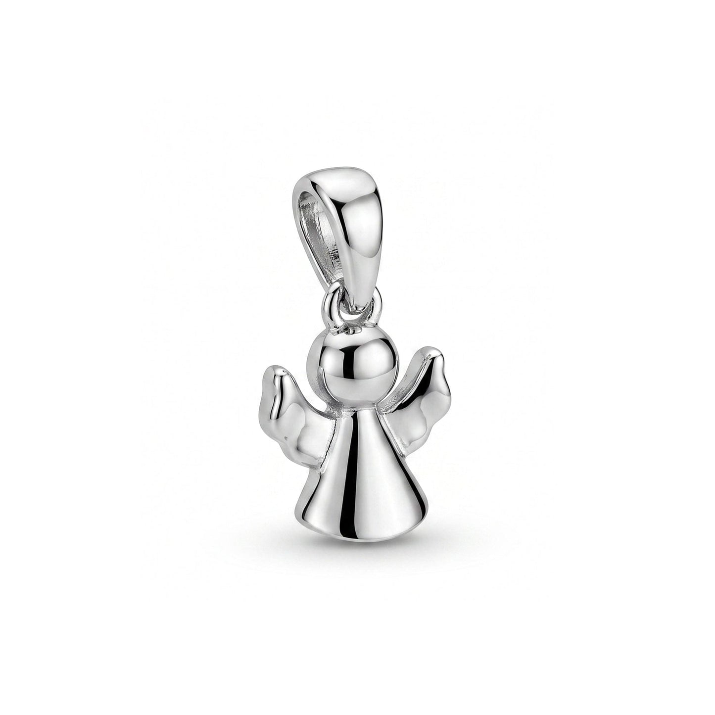 Anhänger Engel Anhänger klein 925 Silber rhodiniert Schutzengel Schöner-SD 