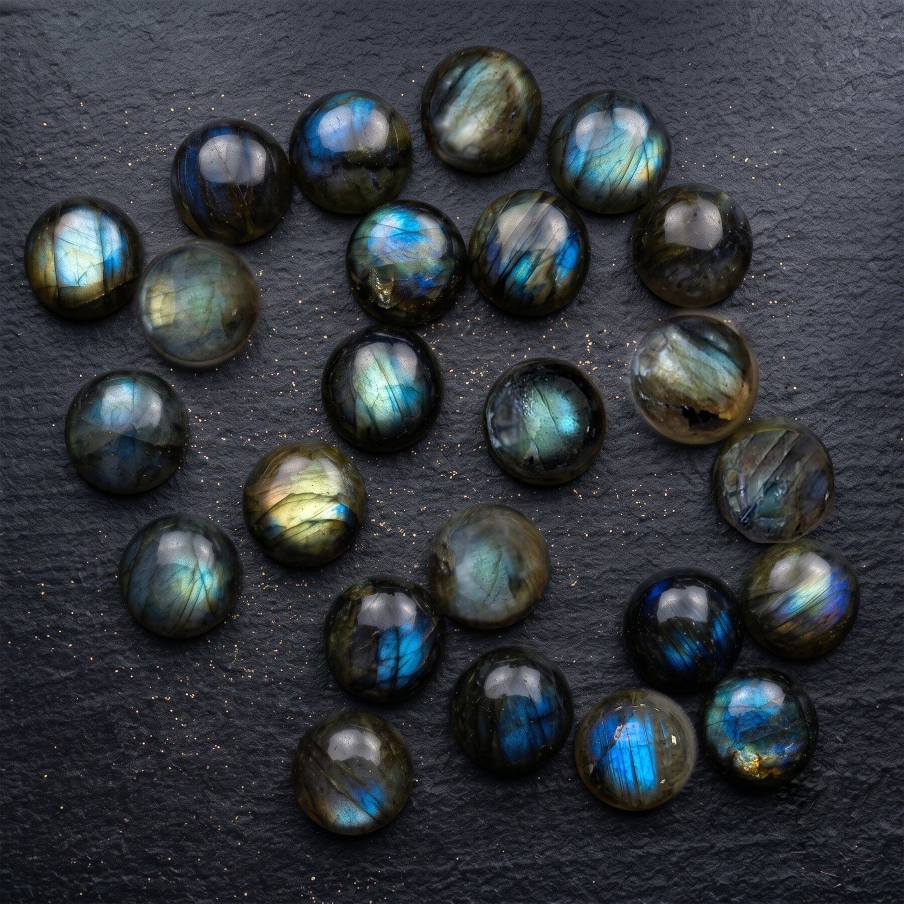 Anhänger Labradorit-Anhänger mit blauem Schimmer ohne Kette Schöner-SD 