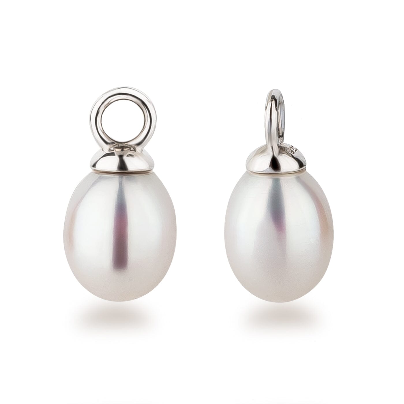 Einhänger Schöner-SD Creolenanhänger Süßwasserperle 925 Silber Schöner-SD 