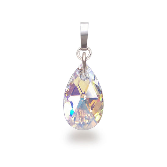 Anhänger Aurora Boreale Kleiner Tropfen Anhänger 16mm Markenkristall, Farbwahl Schöner-SD 