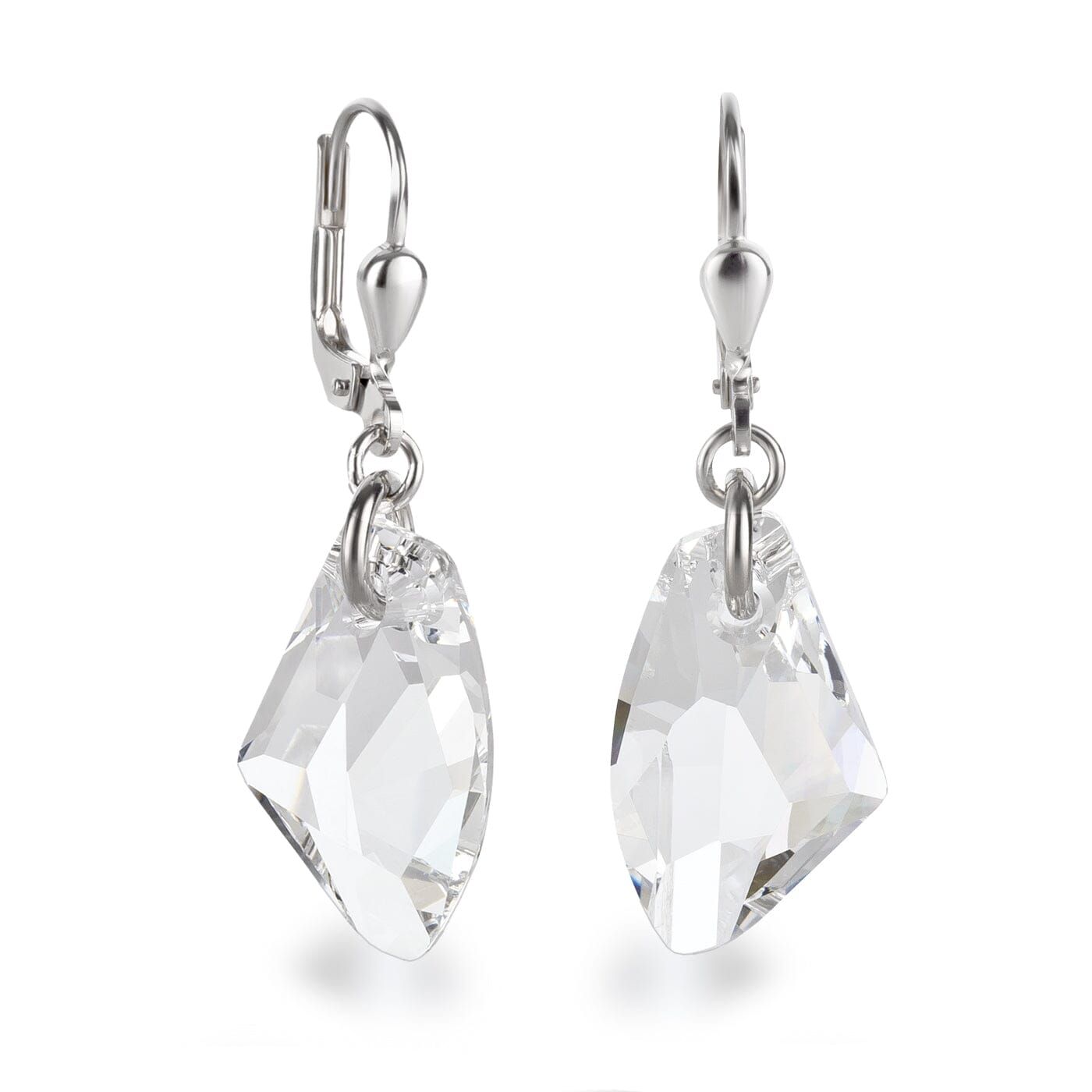 Schmuckset Galactic Kristall Schmuckset klar 925 Silber rhodiniert Schöner-SD 