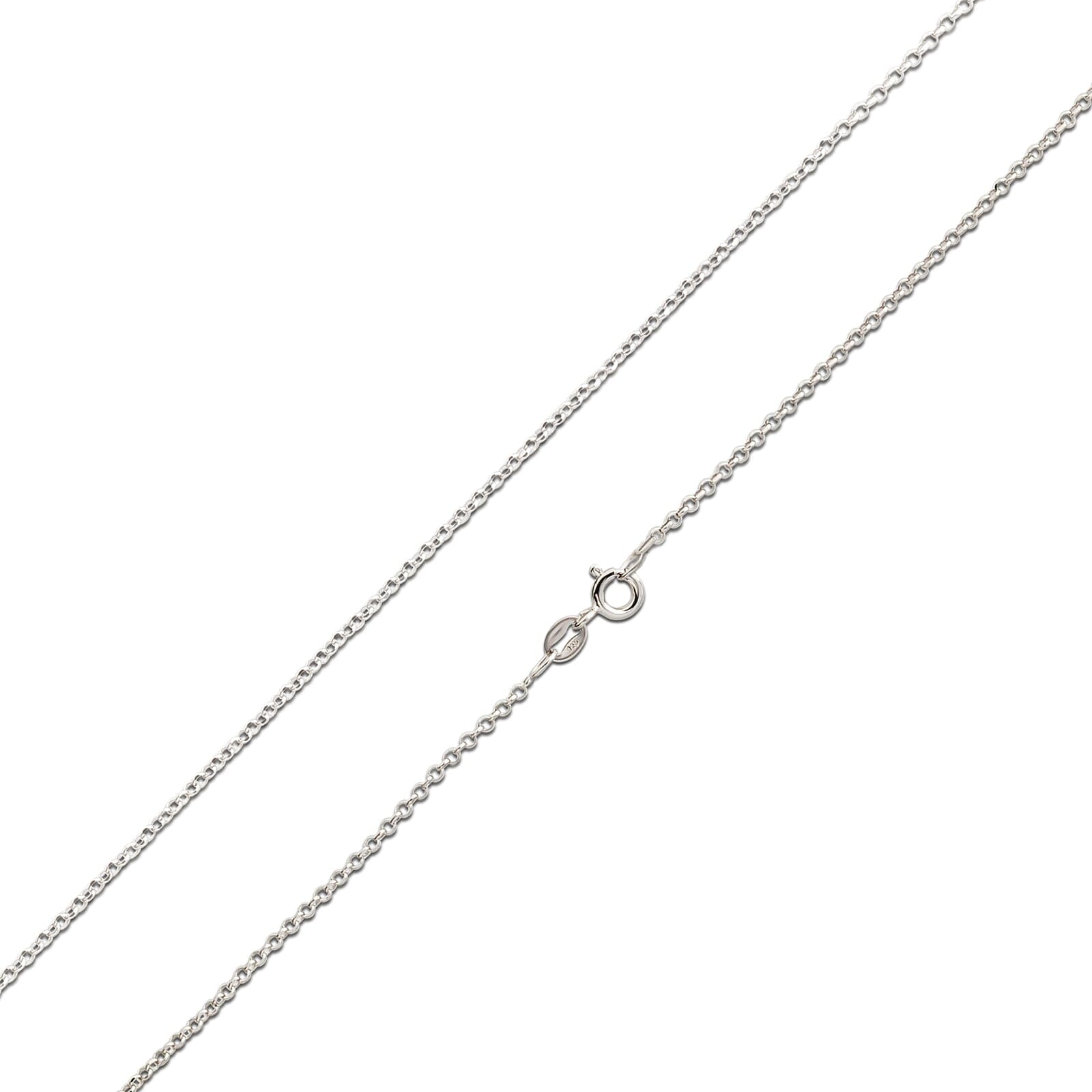 Halskette 925 Silber Erbskette 1,6 mm unisex viele Längen Schöner-SD 
